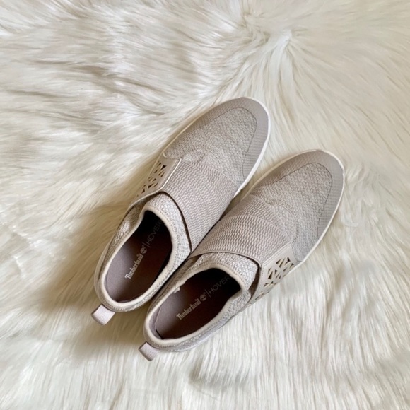 Timberland White-Cream Boltero Slip On Trainers - Picture 2 of 7